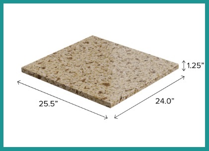 contoh ukuran granit