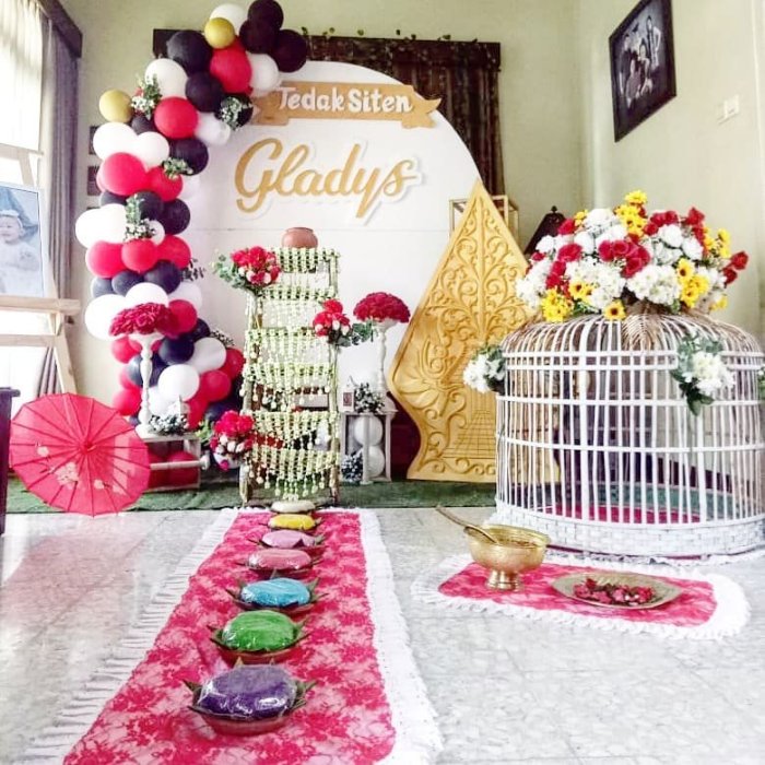 Dekorasi tedak siten simple dan modern