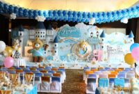 Dekorasi ultah kartun unicorn