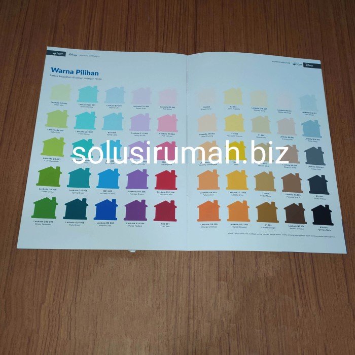 Katalog warna cat tembok avian/ avitex lengkap terbaru 2025