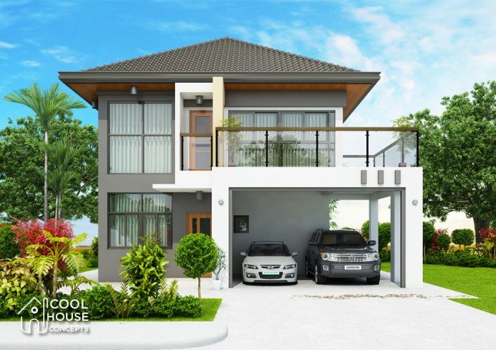 Ide rumah 2 lantai keren dan aesthetic terbaru 2025