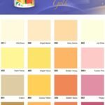 Katalog Warna Cat tembok aries gold 1