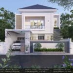 Desain rumah 2 lantai minimalis modern elegan terbaru 2025